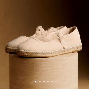 Sezane Mariana Espadrilles Linen - Size 8